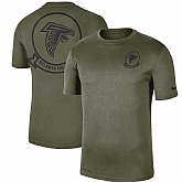 Men's Atlanta Falcons Nike Olive 2019 Salute to Service Sideline Seal Legend Performance T Shirt,baseball caps,new era cap wholesale,wholesale hats